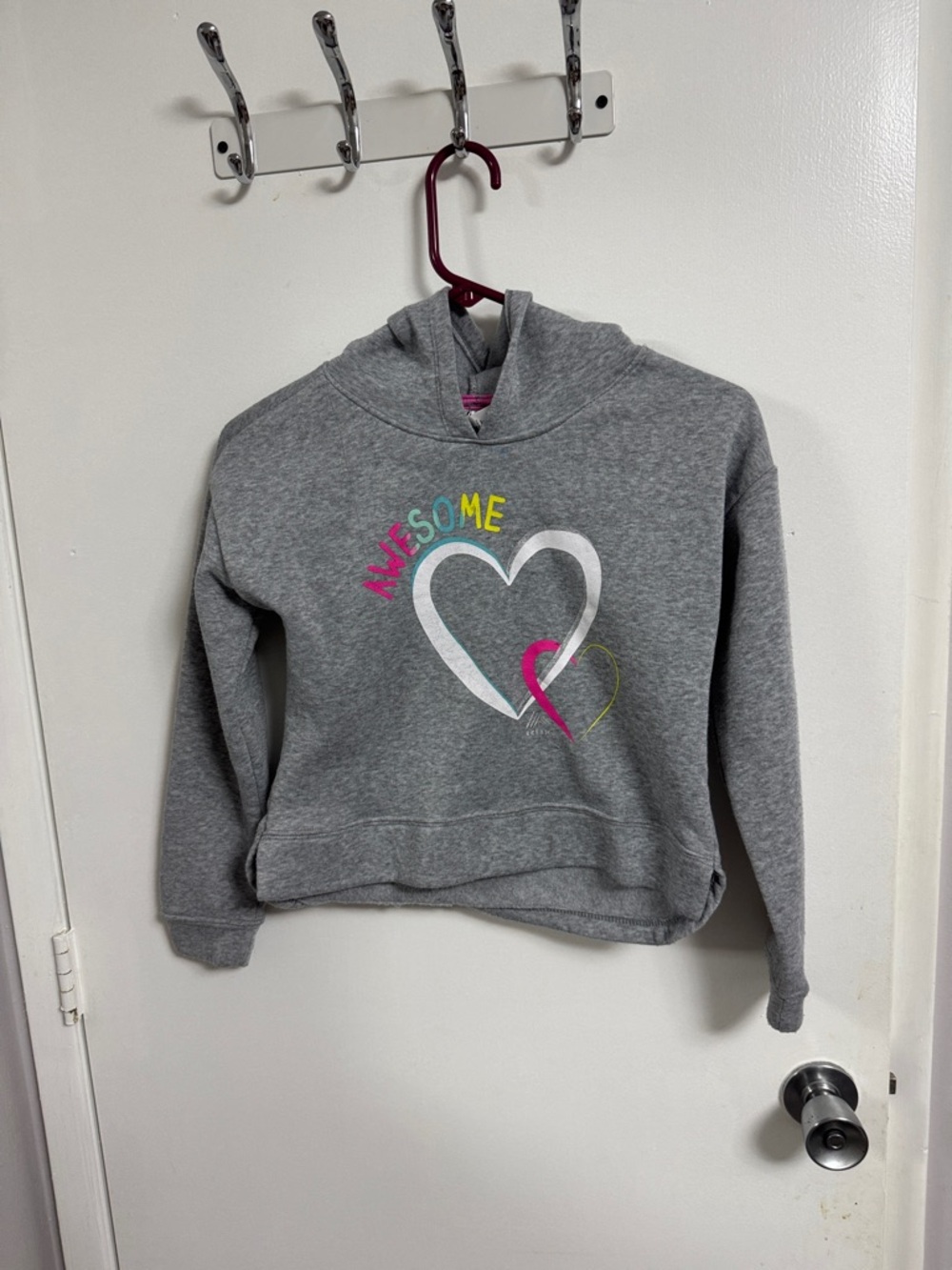 RBX Gray Hoodie with Pink Accent